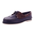Timberland Men&#039;s Earthkeepers Icon 2-Eye Boat Blue Dark Brown