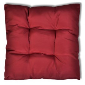 Seat cushion 80 x 80 x 10 cm, Red
