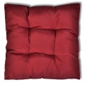 Seat cushion 80 x 80 x 10 cm, Red