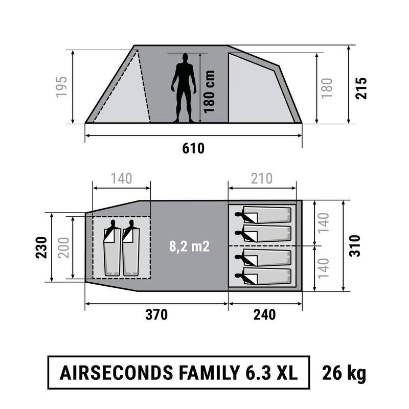 air seconds family 6.3 xl