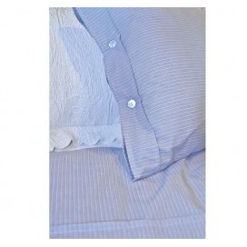 Bedding set for Bed 100% Cotton Blue 260X270cm