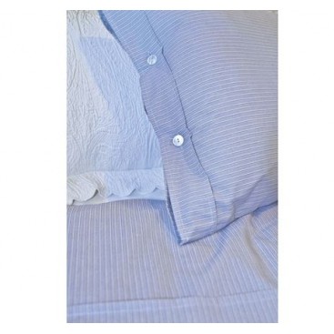 Bedding set for Bed 100% Cotton Blue 260X270cm