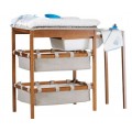 Multifunctional Honey Furniture With Bathtub With Changing Diapers