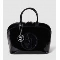 ARMANI JEANS  Black hand bag with clasp