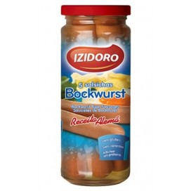 Sausages Bockwurst Pig Bottle 5 A 235 G IZIDORO