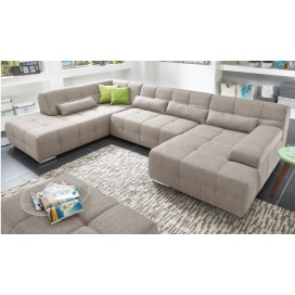 Left-angle sofa with BOOGIE bed