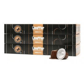COFFEE CAPSULES "ROBUSTA" 10CAPS/BOX (NESPRESSO MACHINES COMPATIBLE) (4 PALLETS) / 咖啡胶囊 "罗布斯塔"10杯/盒 (兼容 NESPRESSO 咖啡机) (4个托盘)