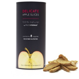 DELICATE APPLE SLICES - 100G 12 cans / 苹果干切片 - 100G 12罐装
