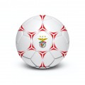 White Ball with Details in Red Benfica