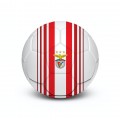Ball in White with Stripes in Red SL Benfica / 白色足球 红色条纹 SL本菲卡标志