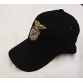 Black Cap Logo on Rubber / 黑色鸭舌帽 橡胶徽标