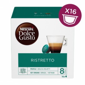 NESC DLCGST Espresso Ristretto 16Cap 3x104g