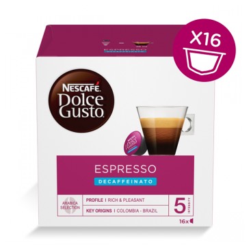 NESCAFÉ Dolce Gusto Espresso Decaf 16Cap 3x96g