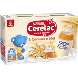 CERELAC 8 Cereals and Honey Milk and Cereals 6(2x200ml)