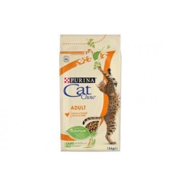CAT CHOW® ADULT Cat Food with Chicken & Turkey 6x1.5kg