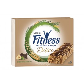 FITNESS DELICE Chocolate and Hazelnut Flavor 6x22,5g