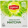 LIPTON GREEN MATCHA TEA PACK 6X20PYR
