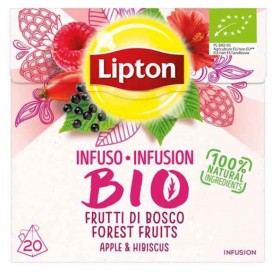 LIPTON BIO FOREST FRUITS TEA PACK 12X20PYR