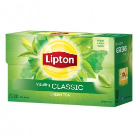 LIPTON GREEN PURE VITALITY TEA PACK 12X20PCS