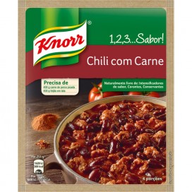 KNORR 1,2,3 CHILI WITH MEAT TASTE PACK 25X37GR