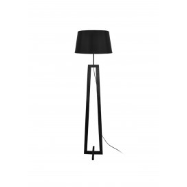 Black Wood Floor Lamp