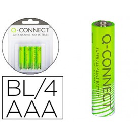 Q-Connect Alkaline AAA Blister - Pack 4 uni