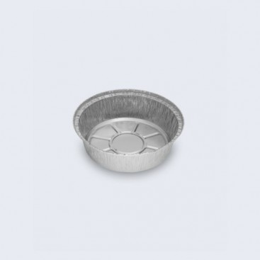 Large Round Aluminium Foil -  Disposable Food 1400ML