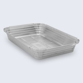 Rectangular Aluminium Foil -  Disposable Food 2200ML - Pack of 100