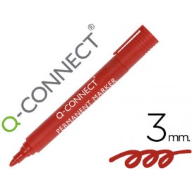 Permanent Marker, Bullet Tip - Red - Box of 40