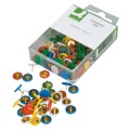 Drawing Pins (Coloured Head) - Pack 1200 Pins