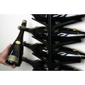 Vintage Wall Wine Rack - 18 Sparkling Wine Bottles - Black