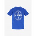 T-shirt Azul Royal \"Azul e Branco\" + Logo L